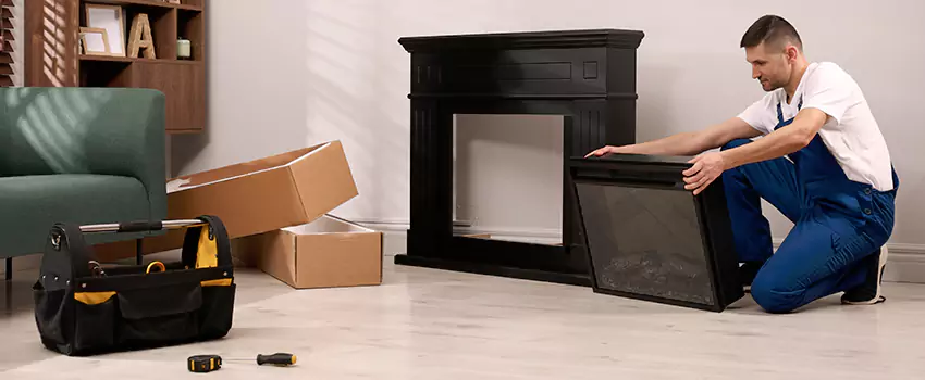 Old Rusted Metal Fireplace Repair And Replacement in Conway, AR