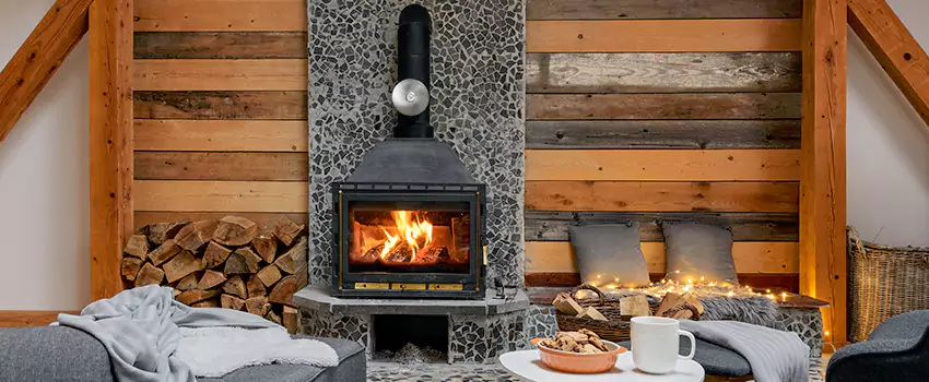 Thelin Hearth Products Direct Vent Gas Stove Fireplace Inspection in Conway, Arkansas